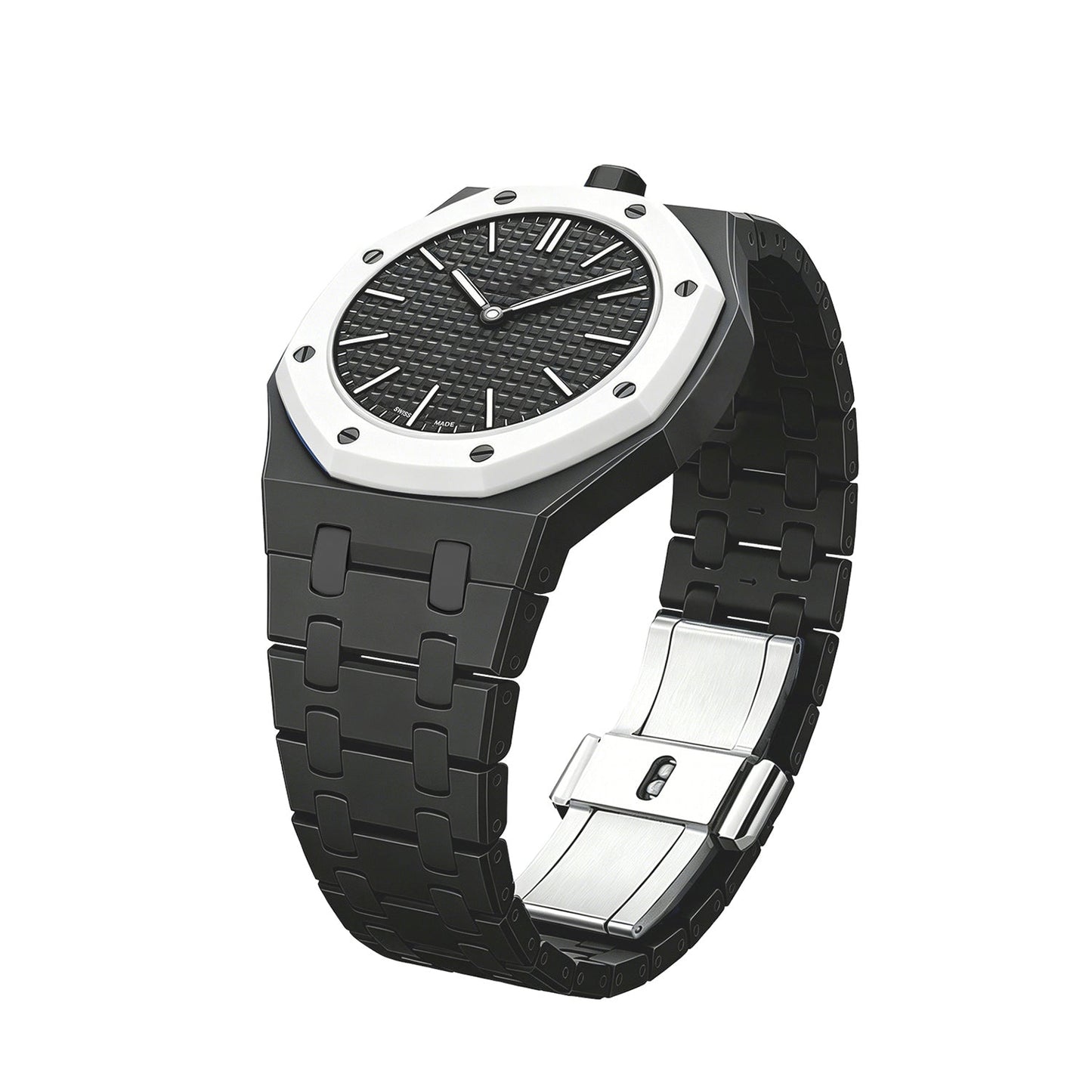 [AM]OAK POP EXCLUSIVE BLACK BIOCERAMIC STRAP
