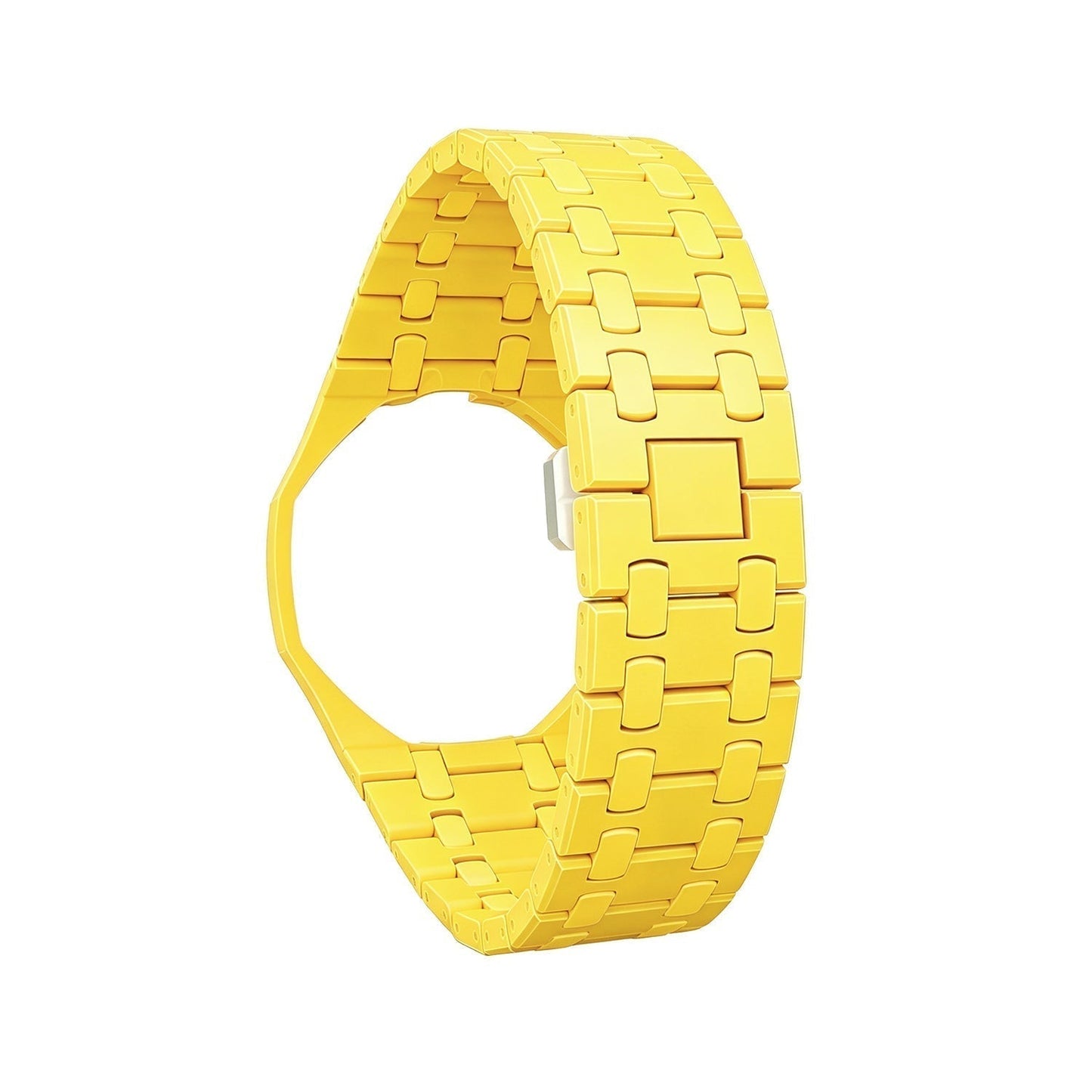 [AM]OAK POP EXCLUSIVE YELLOW BIOCERAMIC STRAP
