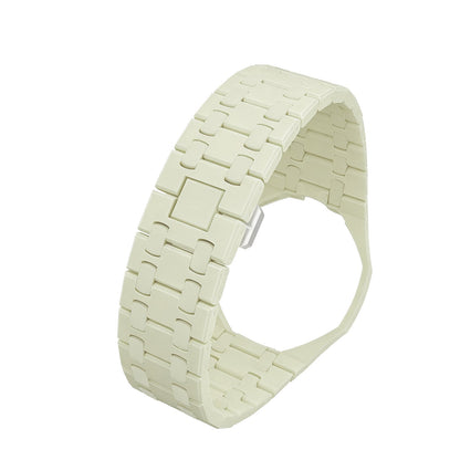 [AM]OAK POP EXCLUSIVE CREAMY YELLOW BIOCERAMIC STRAP