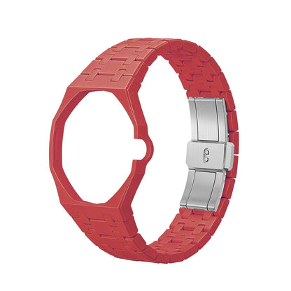 [AM]OAK POP EXCLUSIVE RED BIOCERAMIC STRAP