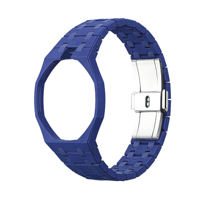 [AM]OAK POP EXCLUSIVE DARK BLUE BIOCERAMIC STRAP