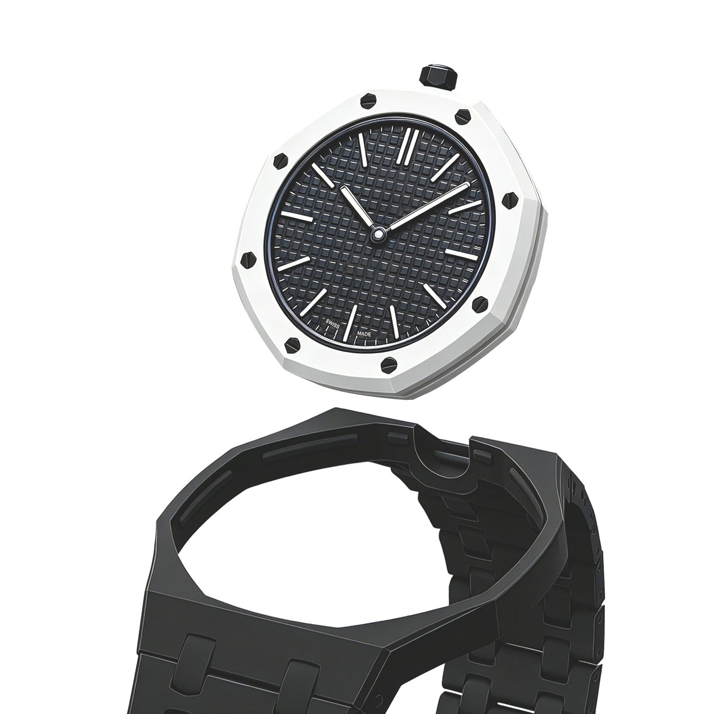 [AM]OAK POP EXCLUSIVE BLACK BIOCERAMIC STRAP