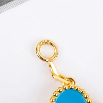 [AM]LUCKY CLOVER 5-MOTIF BRACELET - TURQUOISE COLLECTION