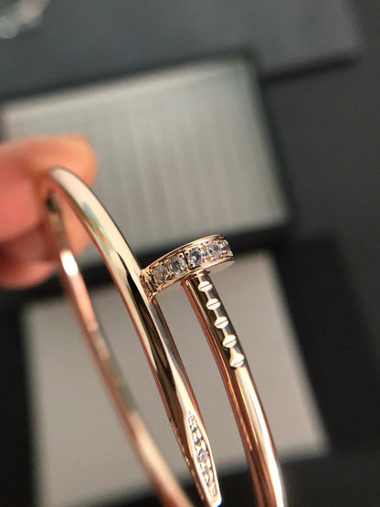 [AM]JUSTE UN CLOU 3.5MM CLASSIC DIAMOND BANGLE