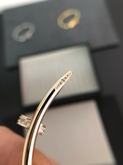 [AM]JUSTE UN CLOU 3.5MM CLASSIC DIAMOND BANGLE