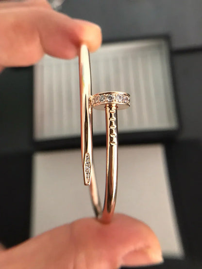 [AM]JUSTE UN CLOU 3.5MM CLASSIC DIAMOND BANGLE