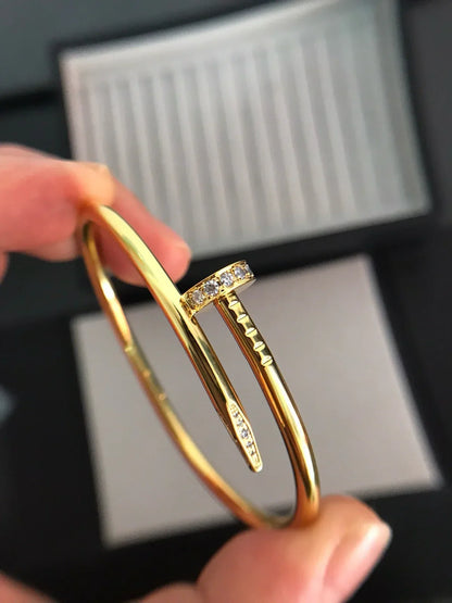 [AM]JUSTE UN CLOU 3.5MM CLASSIC DIAMOND BANGLE