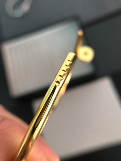 [AM]JUSTE UN CLOU 3.5MM CLASSIC DIAMOND BANGLE
