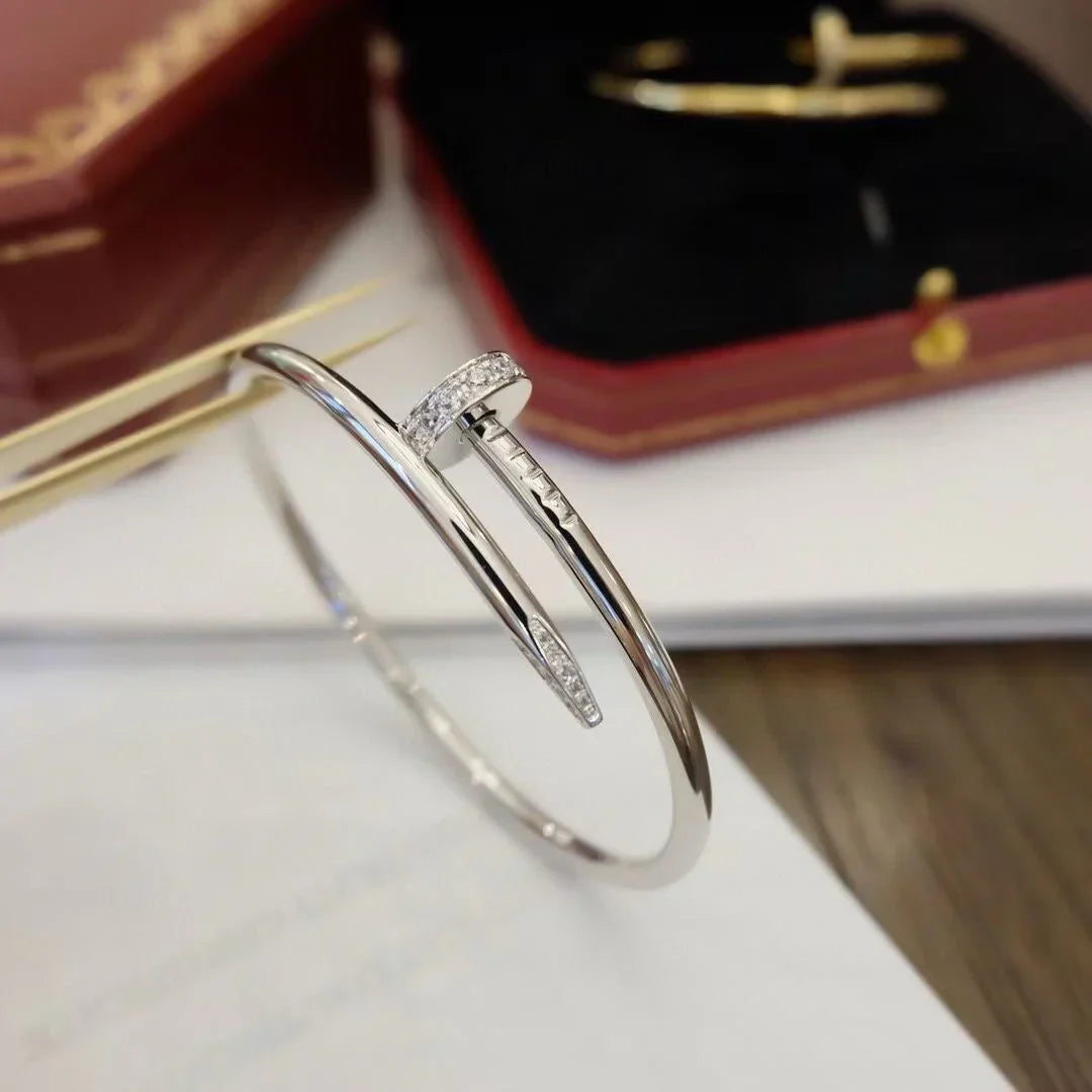 [AM]JUSTE UN CLOU 3.5MM CLASSIC DIAMOND BANGLE