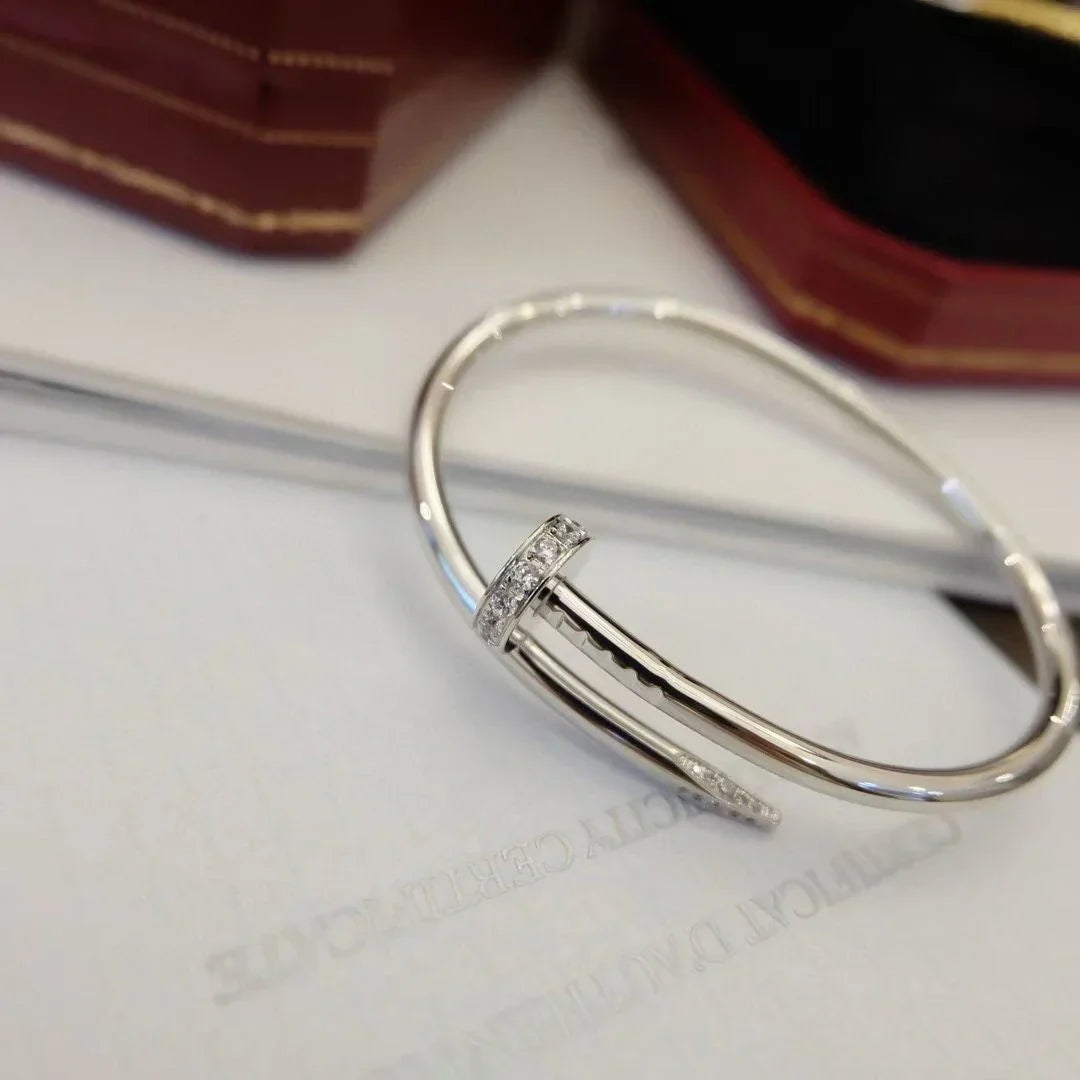 [AM]JUSTE UN CLOU 3.5MM CLASSIC DIAMOND BANGLE
