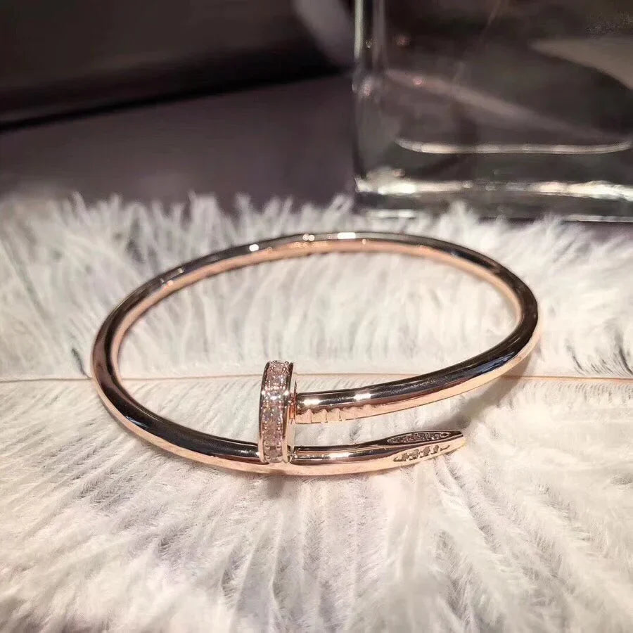 [AM]JUSTE UN CLOU 3.5MM CLASSIC DIAMOND BANGLE
