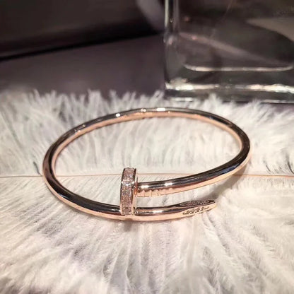 [AM]JUSTE UN CLOU 3.5MM CLASSIC DIAMOND BANGLE