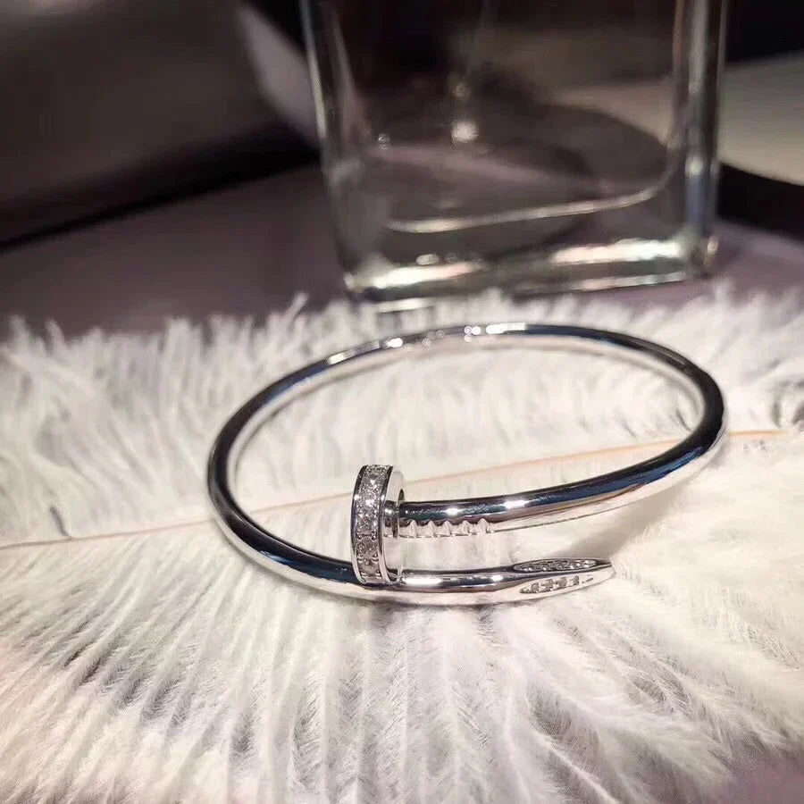 [AM]JUSTE UN CLOU 3.5MM CLASSIC DIAMOND BANGLE