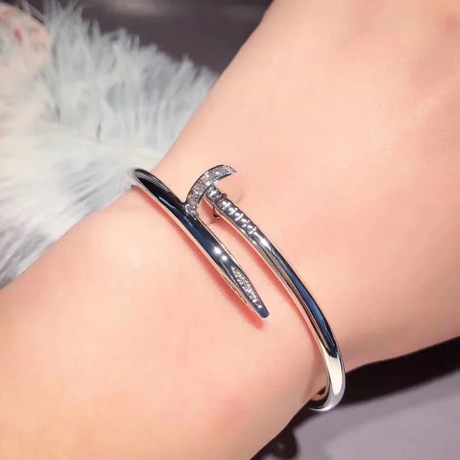 [AM]JUSTE UN CLOU 3.5MM CLASSIC DIAMOND BANGLE