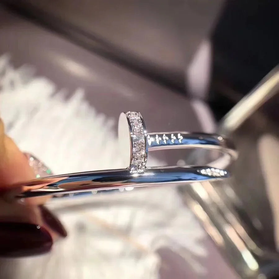 [AM]JUSTE UN CLOU 3.5MM CLASSIC DIAMOND BANGLE