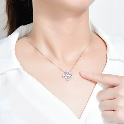 [AM]LOOP NECKLACE FULL MOTIF DIAMOND 16MM MULTIPLE COLORS