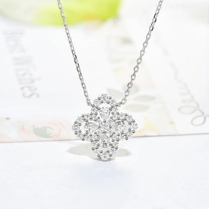 [AM]LOOP NECKLACE FULL MOTIF DIAMOND 16MM MULTIPLE COLORS