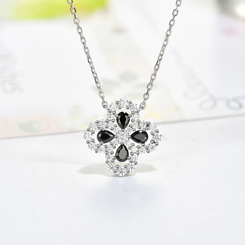 [AM]LOOP NECKLACE FULL MOTIF DIAMOND 16MM MULTIPLE COLORS