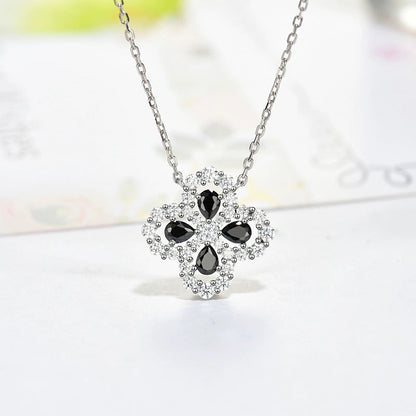[AM]LOOP NECKLACE FULL MOTIF DIAMOND 16MM MULTIPLE COLORS