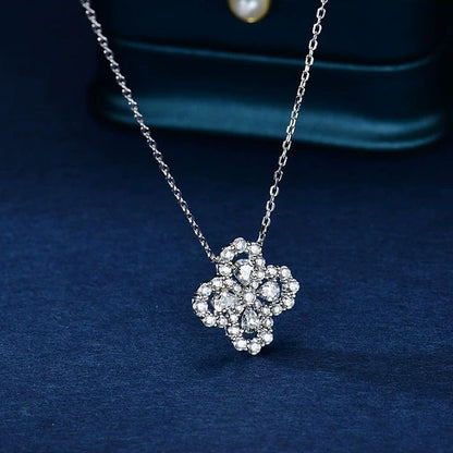 [AM]LOOP NECKLACE FULL MOTIF DIAMOND 16MM MULTIPLE COLORS