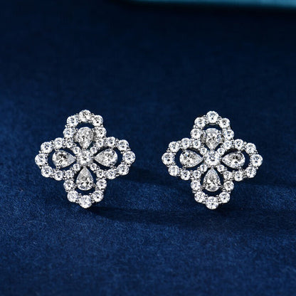 [AM]LOOP EARRINGS FULL MOTIF DIAMOND 16MM
