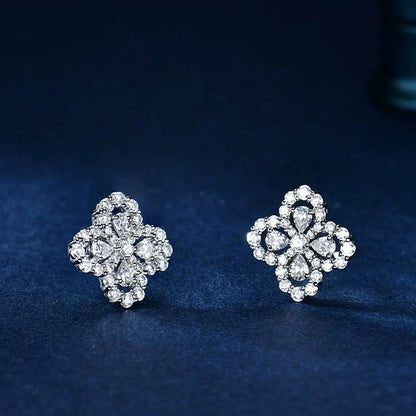 [AM]LOOP EARRINGS FULL MOTIF DIAMOND 16MM
