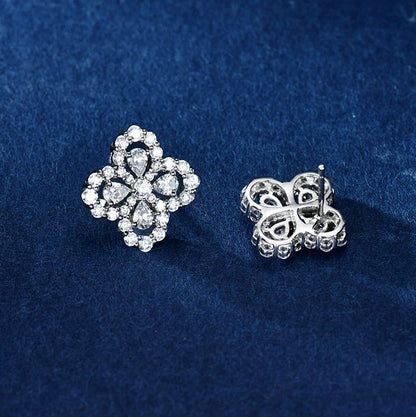 [AM]LOOP EARRINGS FULL MOTIF DIAMOND 16MM