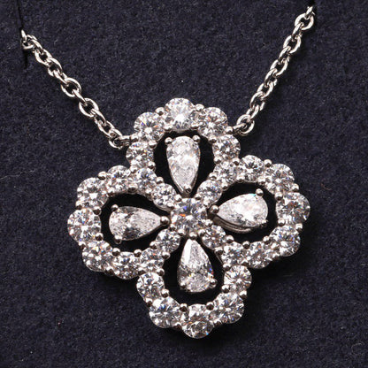 [AM]LOOP NECKLACE FULL MOTIF DIAMOND 16MM MULTIPLE COLORS