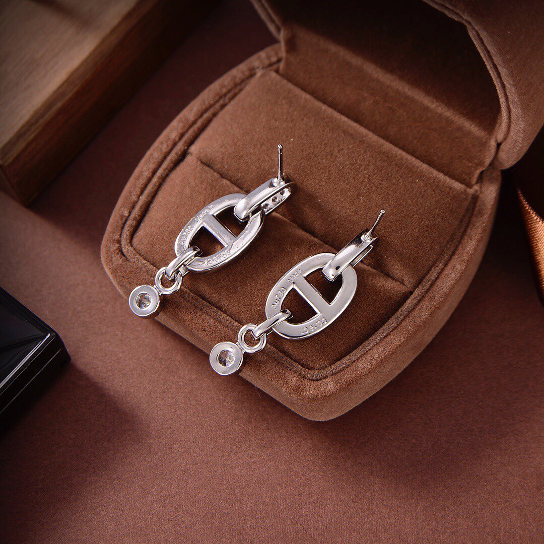 [AM]HM CHAINE DIAMOND EARRINGS