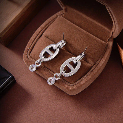 [AM]HM CHAINE DIAMOND EARRINGS