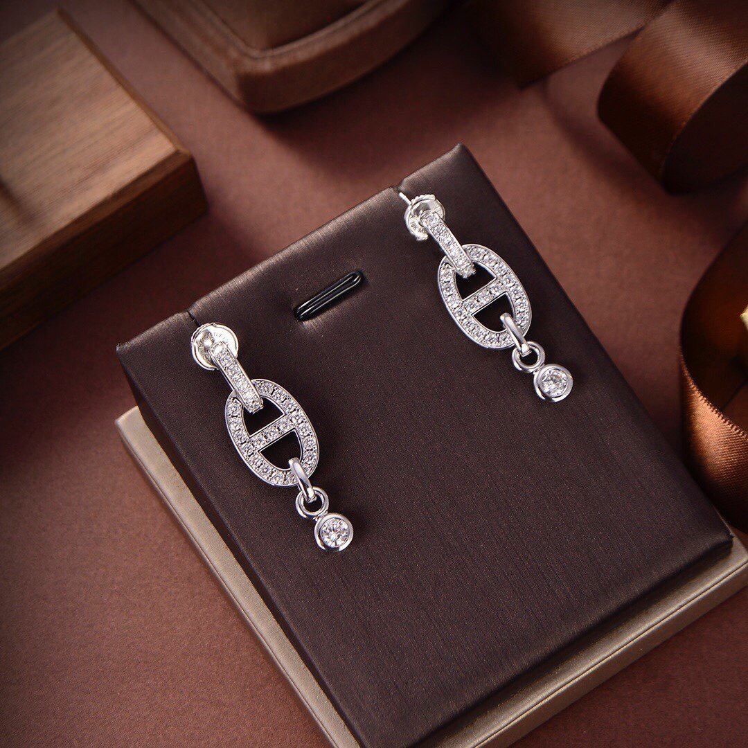 [AM]HM CHAINE DIAMOND EARRINGS