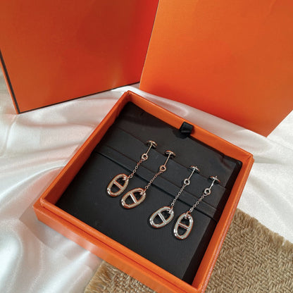 [AM]CHAINE TASSEL EARRINGS