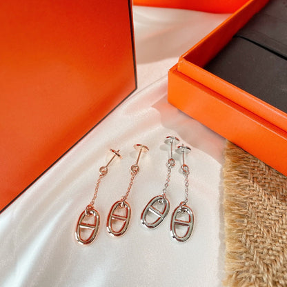 [AM]CHAINE TASSEL EARRINGS