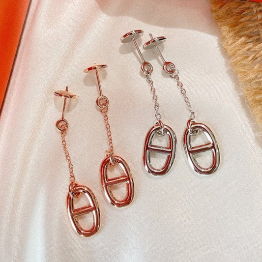 [AM]CHAINE TASSEL EARRINGS