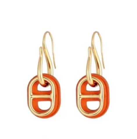[AM]HM O'MAILLON GOLD EARRINGS