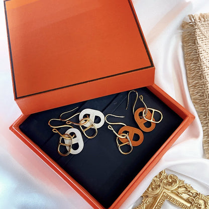 [AM]HM O'MAILLON GOLD EARRINGS