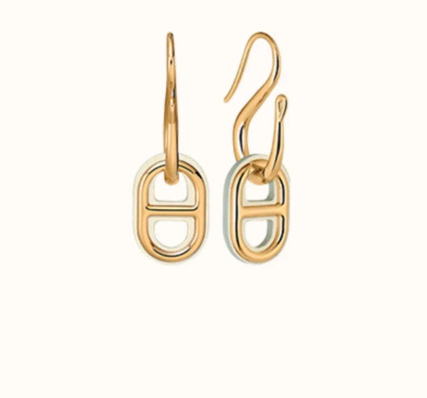 [AM]HM O'MAILLON GOLD EARRINGS