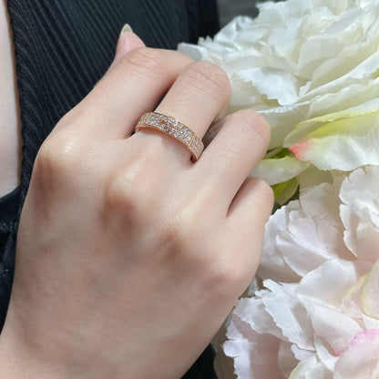 [AM]KELLY ROSE GOLD DIAMOND RING