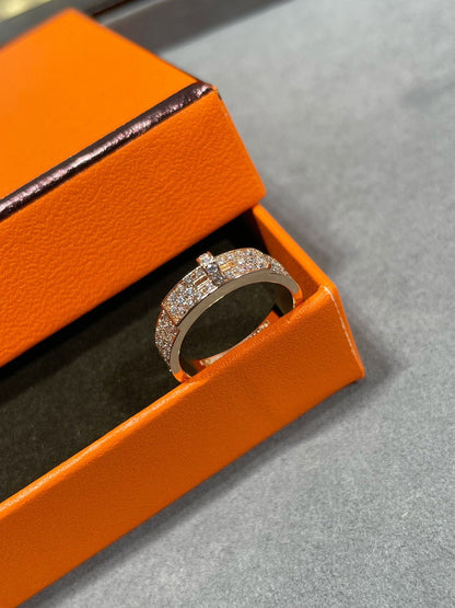[AM]KELLY ROSE GOLD DIAMOND RING