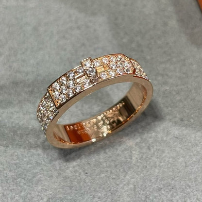 [AM]KELLY ROSE GOLD DIAMOND RING