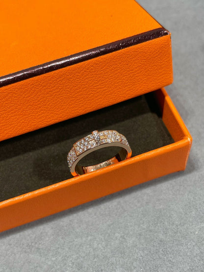 [AM]KELLY ROSE GOLD DIAMOND RING