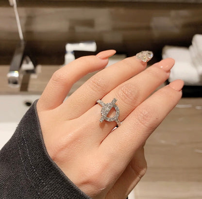 [AM]ECHAPPEE RING SILVER DIAMOND