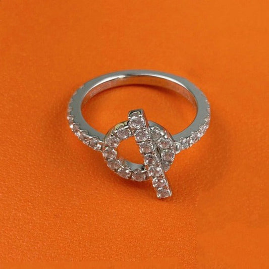 [AM]ECHAPPEE RING SILVER DIAMOND