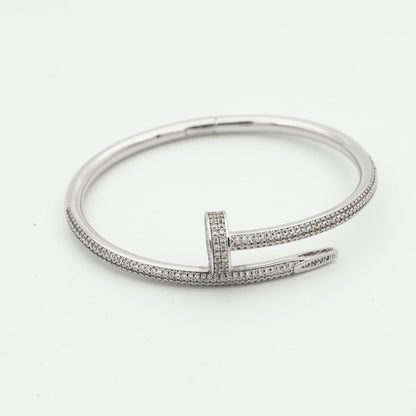 [AM]JUSTE UN CLOU 3.5MM FULL PAVÉ NAIL BANGLE