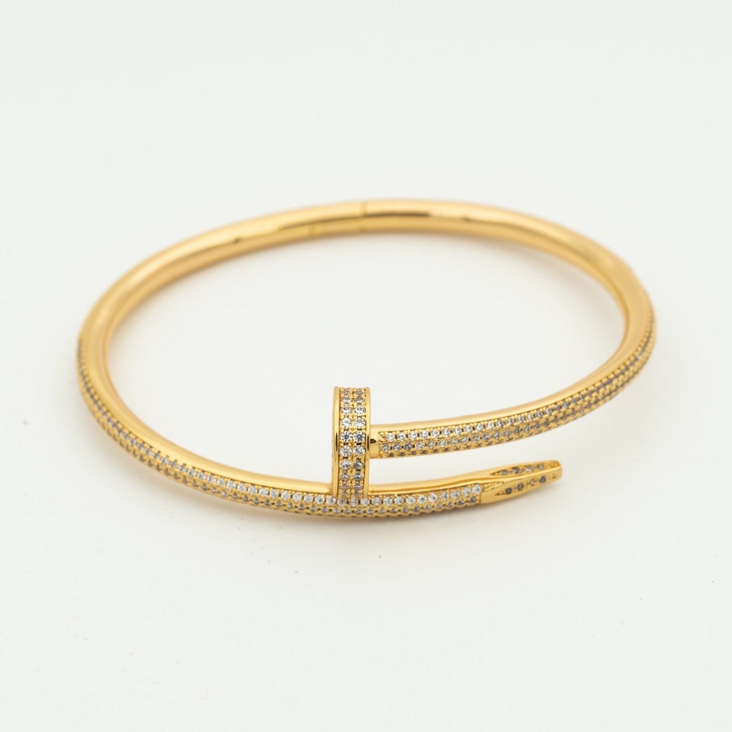 [AM]JUSTE UN CLOU 3.5MM FULL PAVÉ NAIL BANGLE