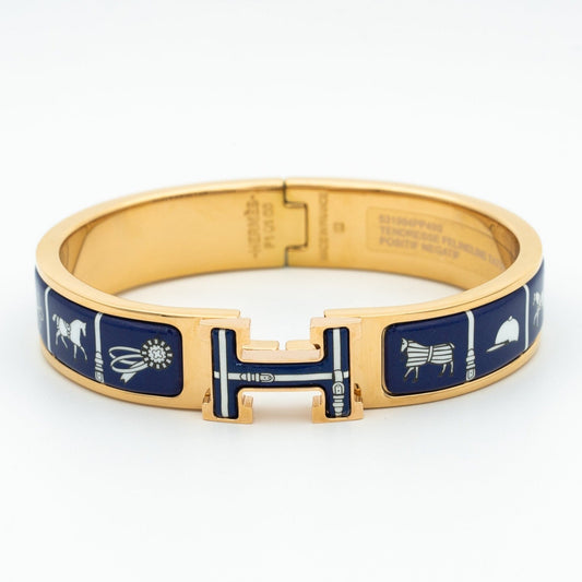 [AM]H BRACELET BLUE CERAMIC