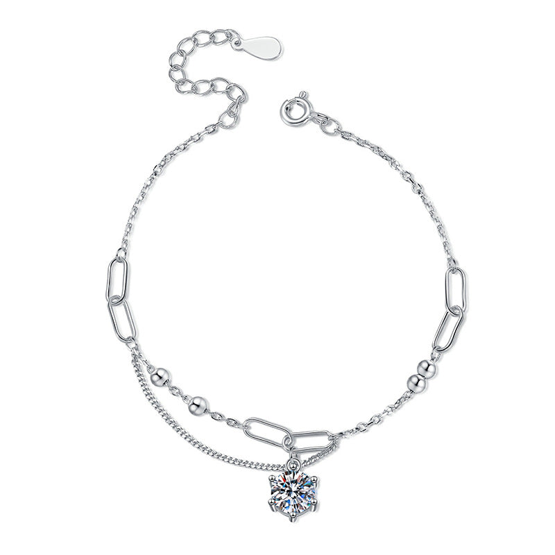 [AM]CLASSIC SOLITAIRE MOISSANITE BRACELET
