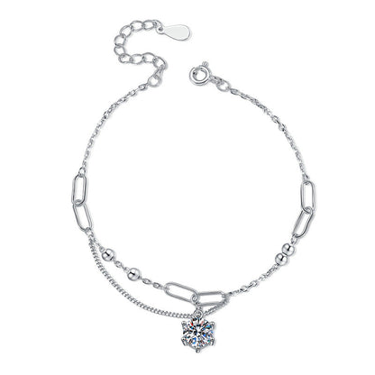 [AM]CLASSIC SOLITAIRE MOISSANITE BRACELET
