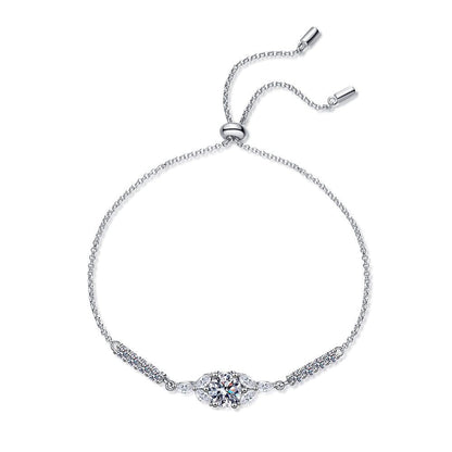[AM]BLOOMING STAR-FLOWER MOISSANITE BRACELET
