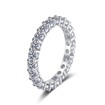 [AM]LUXURIOUS 2.2 CARAT FULL ETERNITY MOISSANITE RING